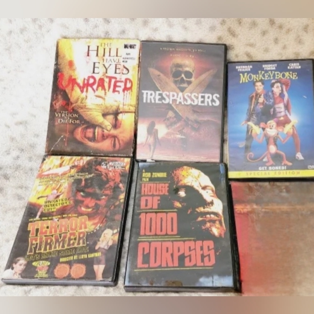 Horror DVD bundle of 5